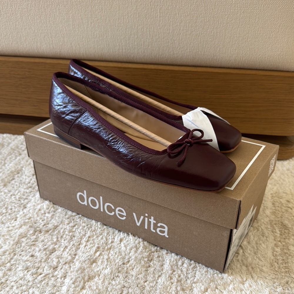 Dolce Vita Burgundy Flats